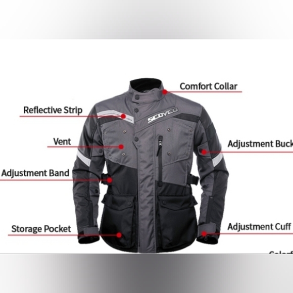 SCOYCO WINTER ADVENTURE - TOURING MOTORCYCLE JACKET - Picture 16 of 16